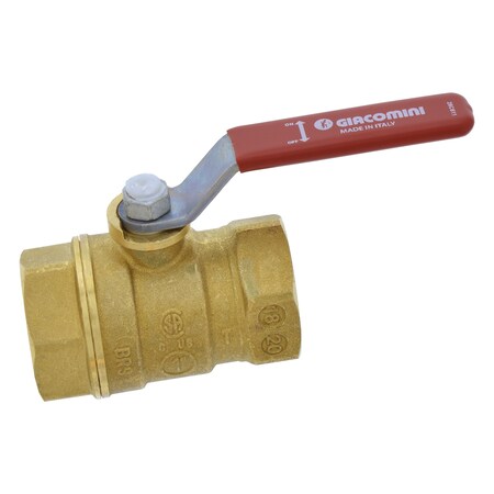 1 In. FIP Brass Gas Ball Valve